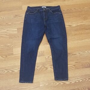 LOFT Dark Blue Skinny Jeans